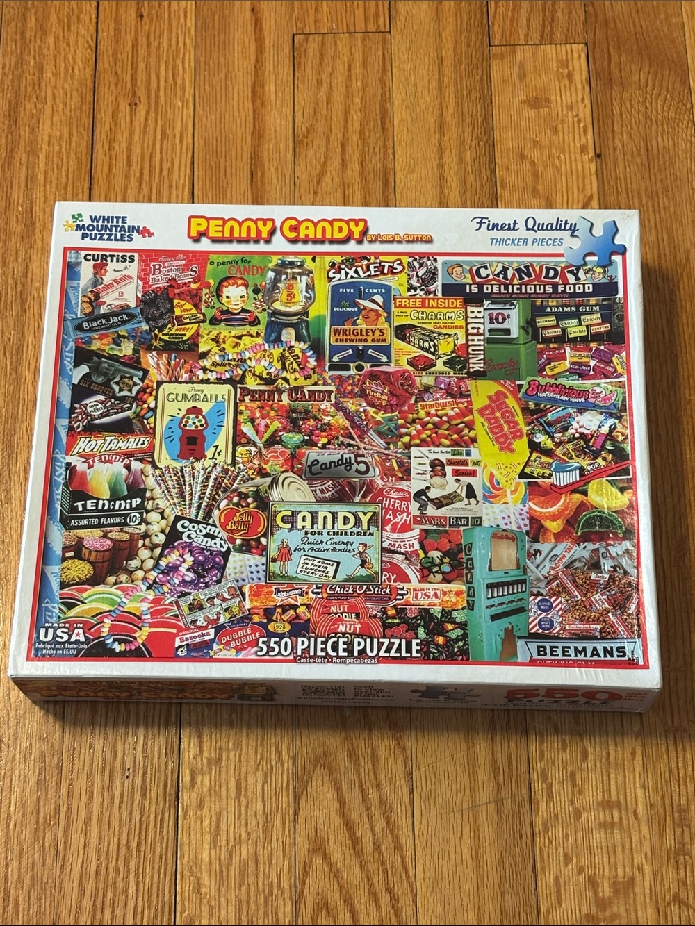 White Mountain "Penny Candy" 550 Piece Jigsaw Puzzle Lois B. Sutton Nostalgia